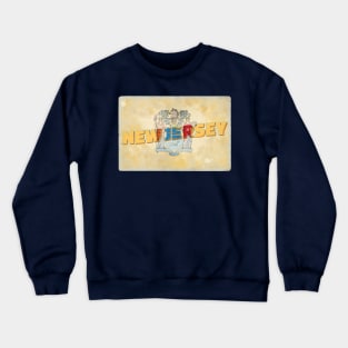 New Jersey vintage style retro souvenir Crewneck Sweatshirt